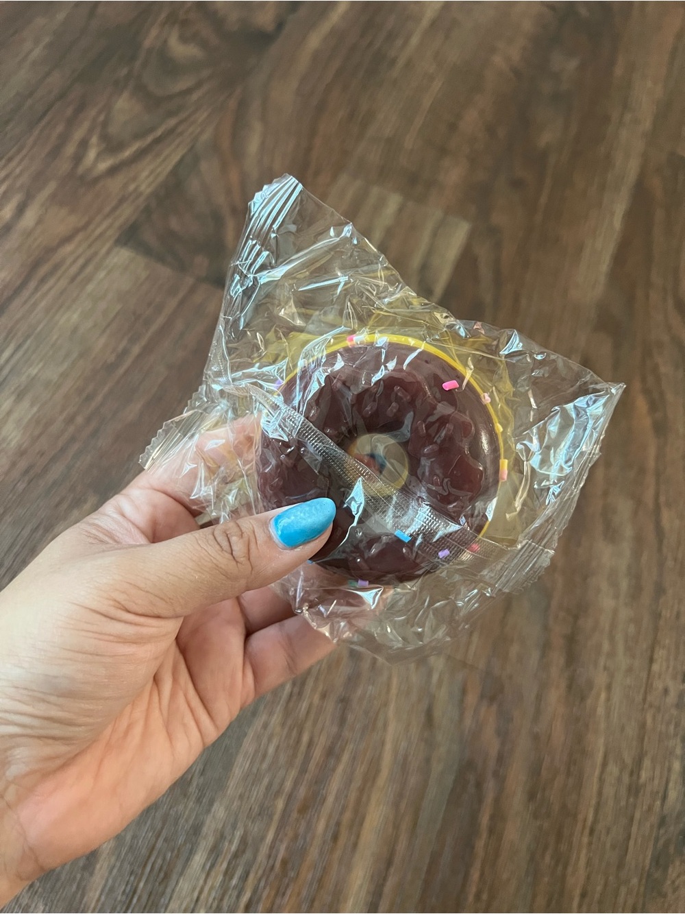 🍩 Chocolate Donut Squishy – Sensory Fidget Toy